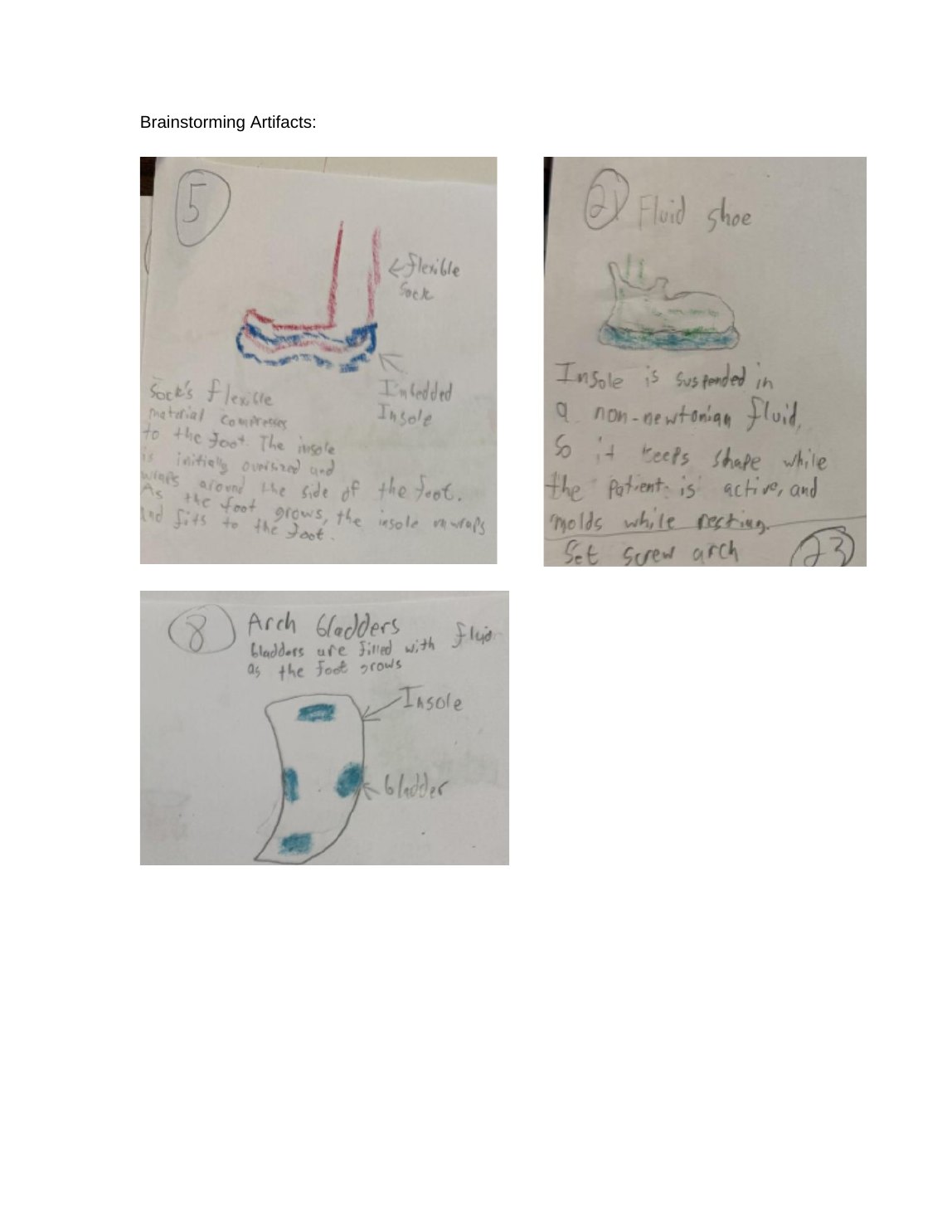 Pediatric arch support background report preview