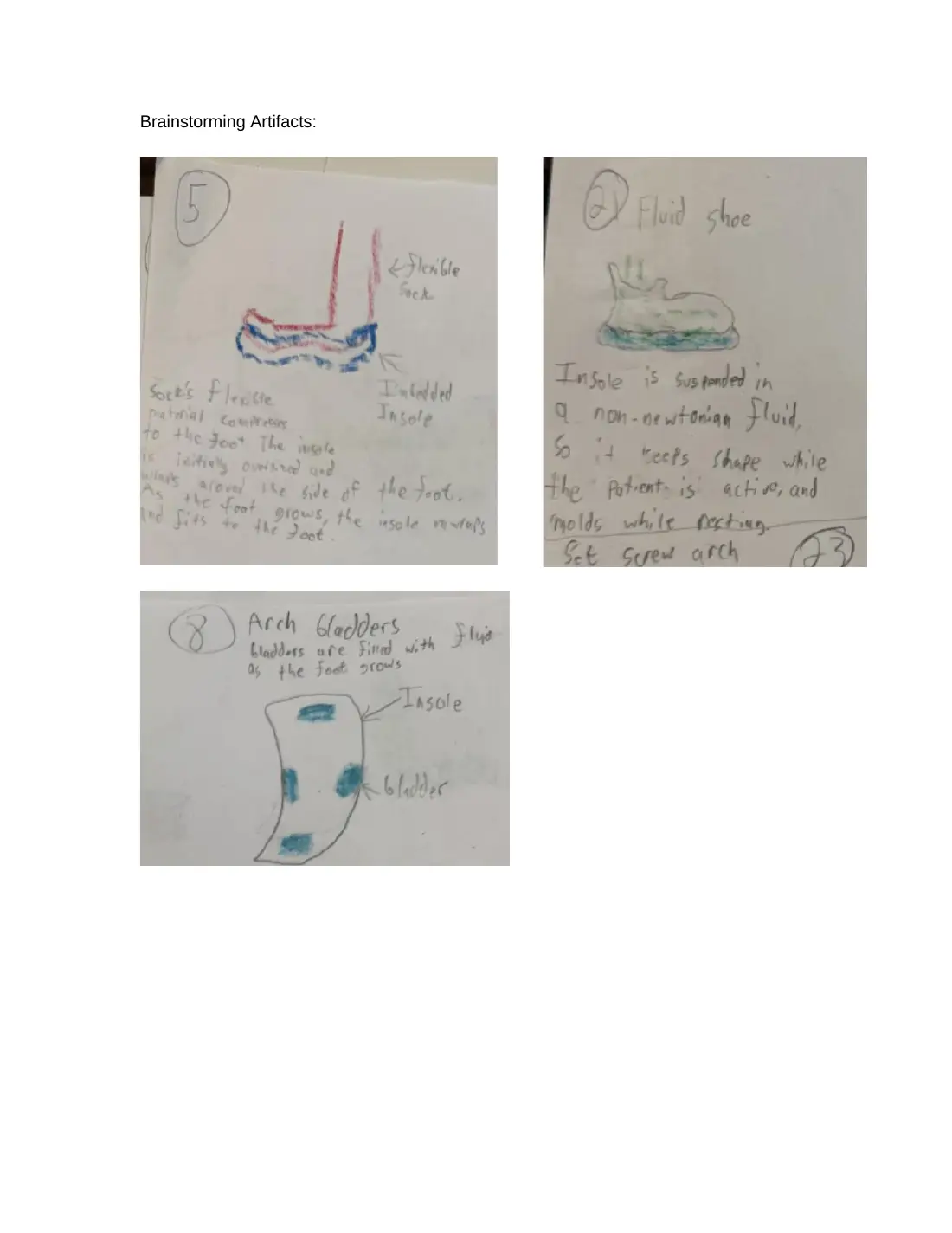 Pediatric arch support: final project documentation, page 22 of 23