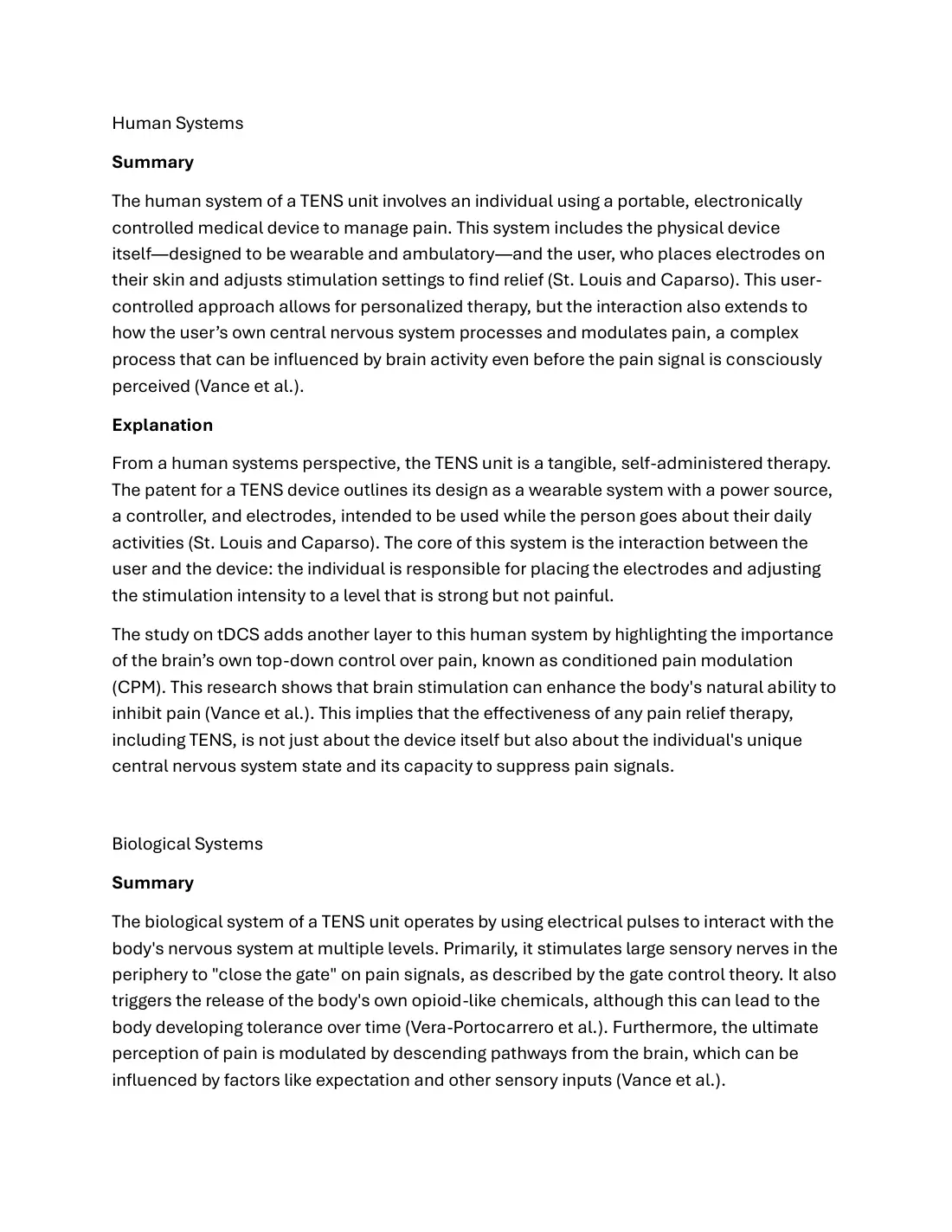 Wearable TENS systems: literature review, page 1. Highlight: Introduction.