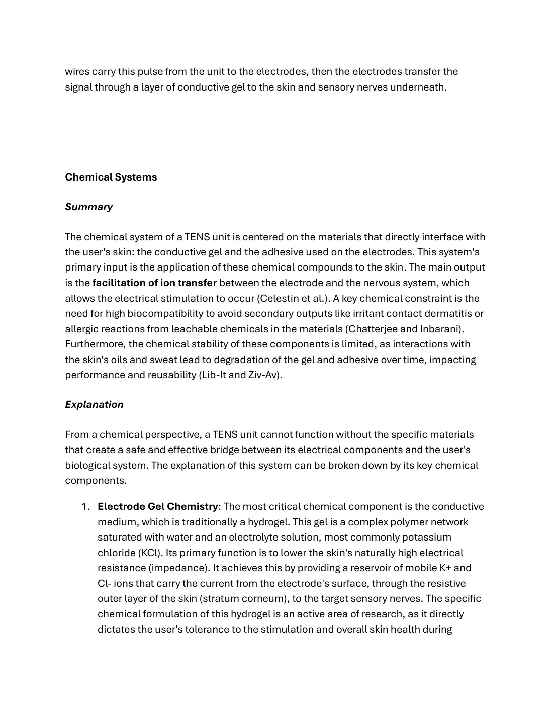 Wearable TENS systems: literature review, page 4 of 9