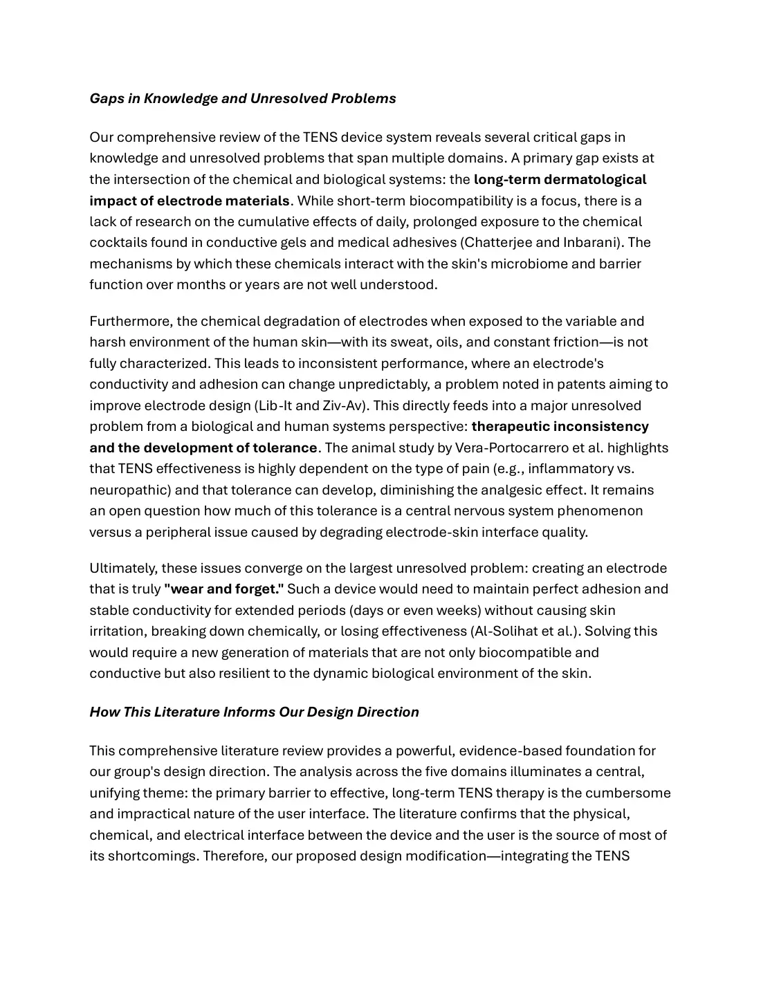 Wearable TENS systems: literature review, page 7 of 9